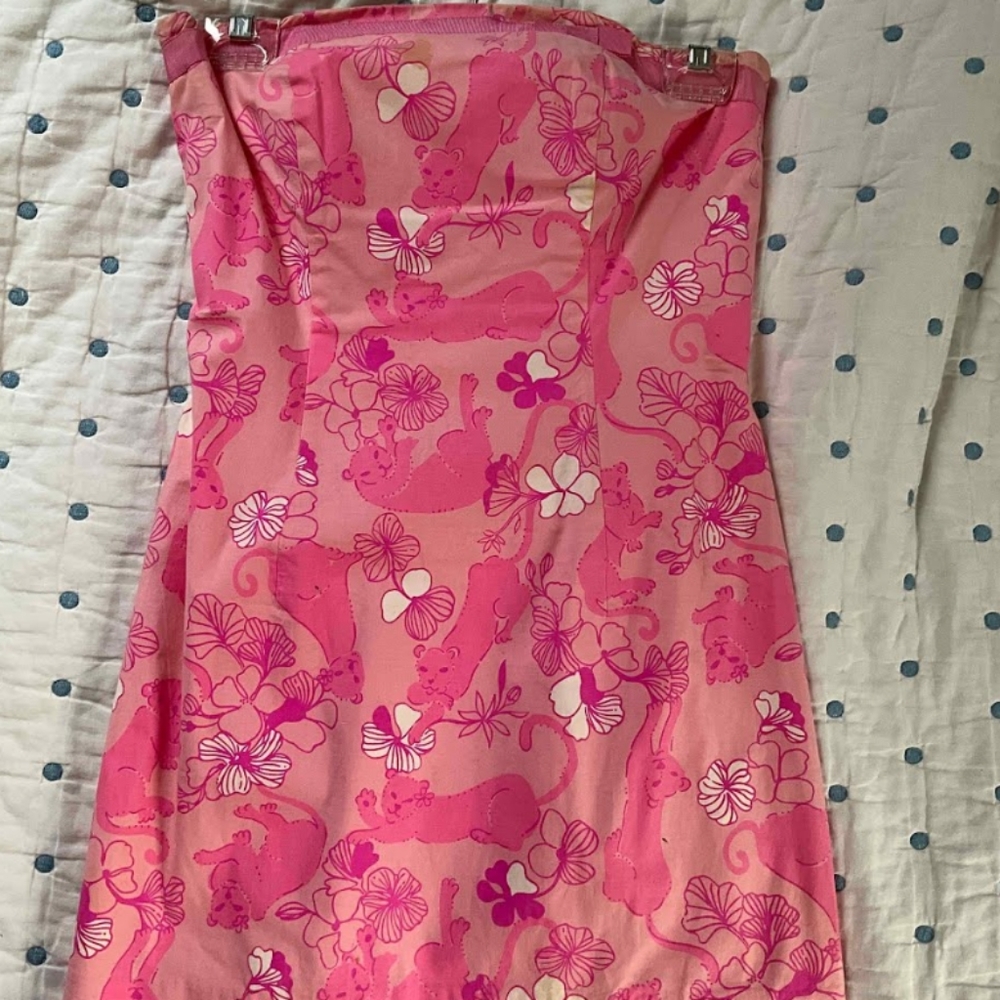 Lilly Pulitzer strapless mini dress